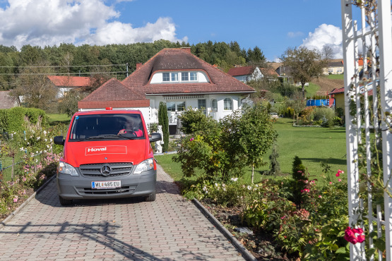 Der Kundendienst von Hoval ist 24/7 im Einsatz.