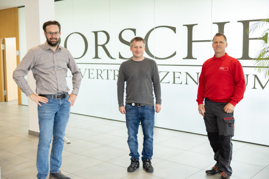 Erfolgreiche Zusammenarbeit: Porsche Austria und Hoval.
