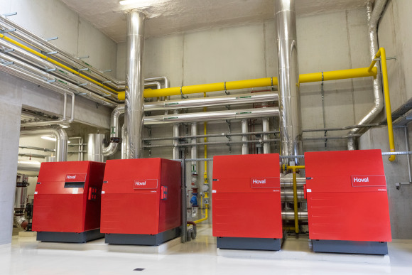 Gas-Brennwertkessel in Kaskade