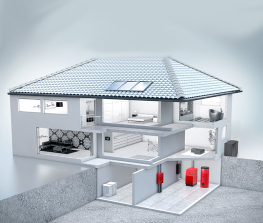 Außeneinheit Wärmepumpe von Hoval