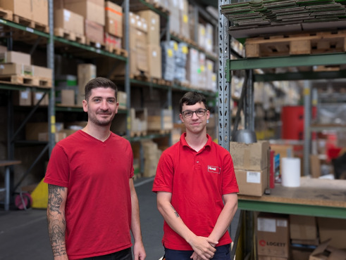 Teamleiter Daniel und Mark