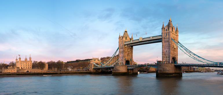 Tower Bridge in London, Vereinigtes Königreich