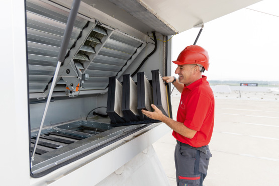 Wartung TopVent Hallensysteme