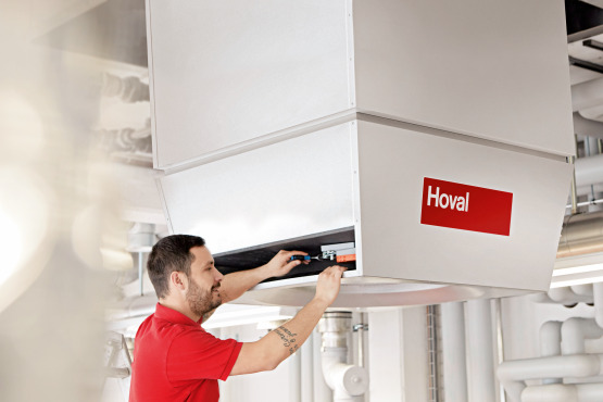 Wartung TopVent Produktionshalle