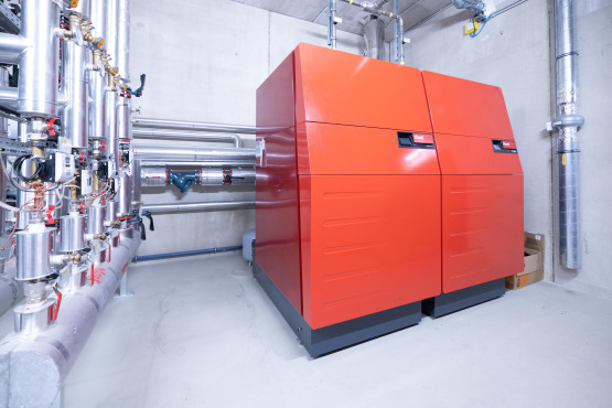 Die Hallenklimageräte und der Gas-Brennwertkessel UltraGas® sind aufeinander abgestimmt.
